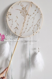 Quạt Tiểu Chủ In Nhủ Có Lông