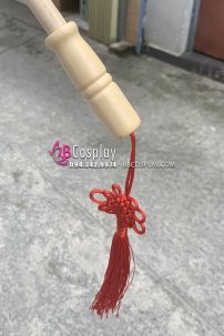 Dù Vải Cổ Trang Hoa Đào Đỏ Trắng (14)