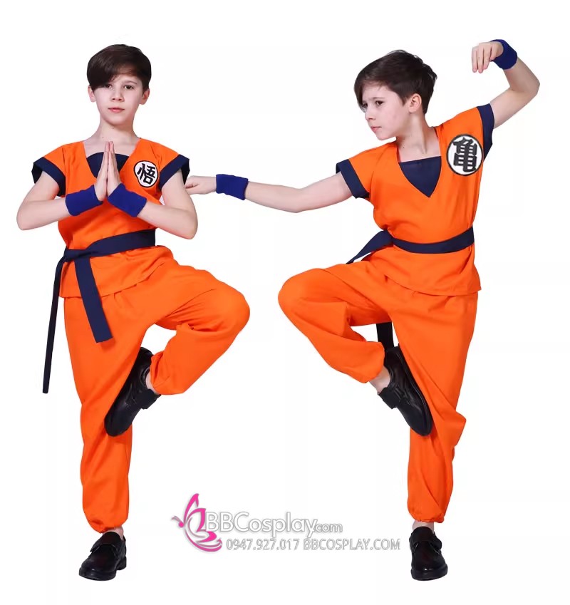 Trang Phục Son Goku Trẻ Em Và Người Lớn (Có Đủ Size)