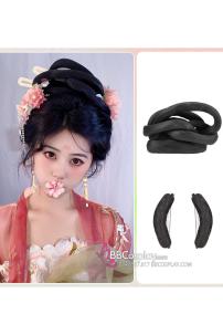 Búi Tóc Cổ Trang  Kèm 2 Búi Tóc Phụ