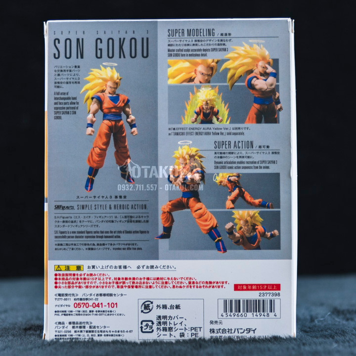 Mô Hình S.H. Figuarts Super Saiyan 3 Son Goku Dragon Ball Z