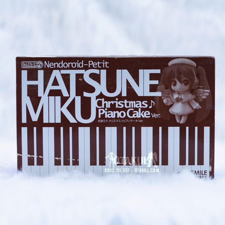 Mô Hình Chibi Hatsune Miku Christmas Piano Cake