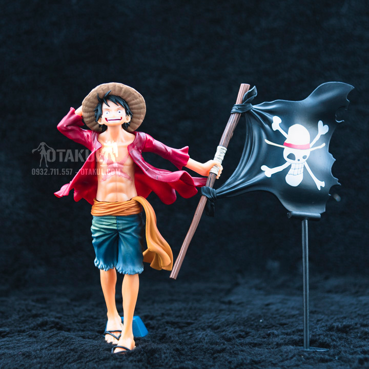 Bán Mô Hình Figure Luffy Cầm Cờ - One Piece Đẹp Giá Tốt Nhất - [Web]
