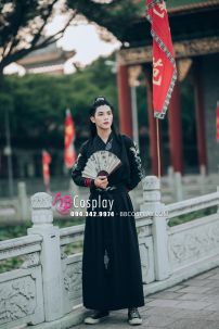 Hán Phục Cổ Trang Cặp Đôi Song Hạc Ý Thiên