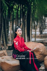 Hán Phục Cổ Trang Cặp Đôi Song Hạc Ý Thiên