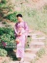 Yukata Chuẩn Nhật Tím Hoa Đào