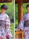 Yukata Chuẩn Nhật Lá Phong Nền Trắng