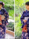 Đồ Nhật Bản Yukata Xanh
