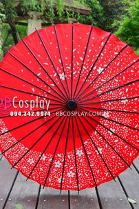 Ô Wagasa Nghệ Thuật Nhật Bản Tím Hoa Đào