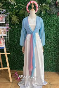 Đồ Tứ Thân Cô Cám Xanh Hồng Pastel