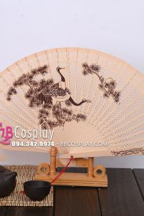 Quạt Gỗ - Chim Sếu
