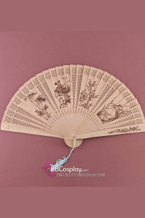 Quạt Gỗ Phong Thuỷ Tứ Bình - Mai Lan Cúc Trúc