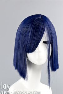 Tóc Giả Xanh Biển Tự Nhiên Ngắn 30Cm