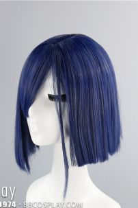 Tóc Giả Xanh Biển Tự Nhiên Ngắn 30Cm