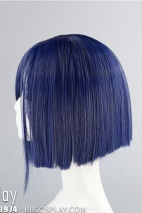 Tóc Giả Xanh Biển Tự Nhiên Ngắn 30Cm