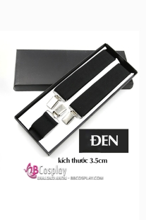 Dây Đeo Chữ Y - Loại Dây 3.5Cm Màu Đen