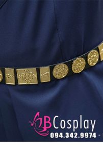 Hán Phục Nam Cách Tân Xanh Đậm Thêu Rồng