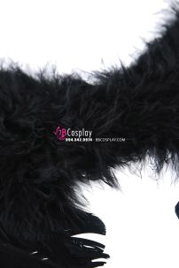 Cánh Thiên Thần Đen Lông Ngỗng 100Cm Và 80Cm