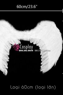 Cánh Thiên Thần Đen Lông Ngỗng 100Cm Và 80Cm