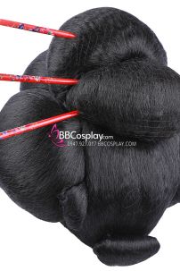 Tóc Giả Geisha Nhật Bản - Chuẩn Nhật
