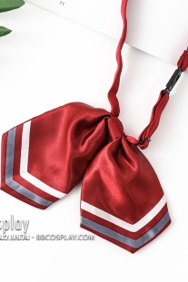 Nơ Thắt Cổ Áo - Mẫu Nơ 2 Đuôi Sọc