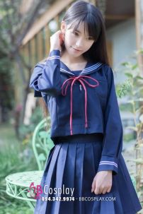 Dây Nơ Áo Nữ Sinh - Màu Đỏ Đô