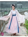 Hán Phục Cổ Trang Chiết Eo Hồng Anh