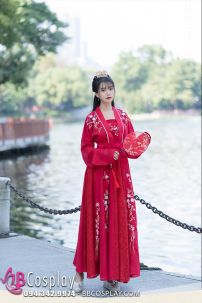 Hán Phục Chiết Eo Vũ Đơn