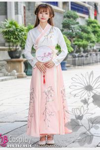 Hán Phục Chiết Eo Khả Ân