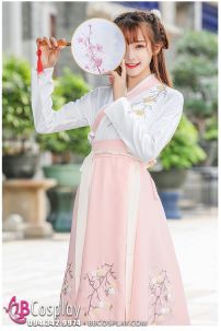 Hán Phục Chiết Eo Khả Ân