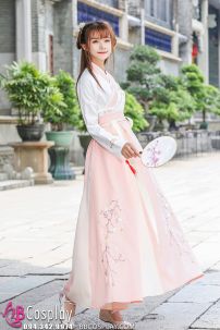 Hán Phục Chiết Eo Khả Ân