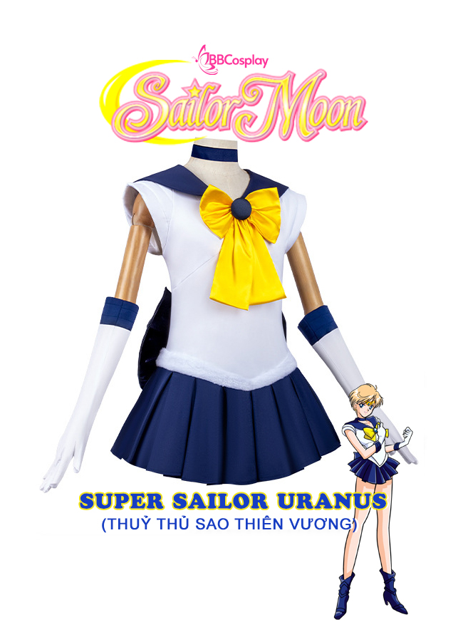 Đồ Cosplay Thủy Thủ Sao Thiên Vương Ten'Ō Haruka - Sailor Uranus