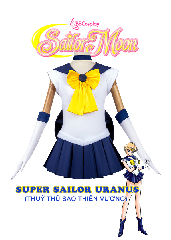 Đồ Cosplay Thủy Thủ Sao Thiên Vương Ten'Ō Haruka - Sailor Uranus