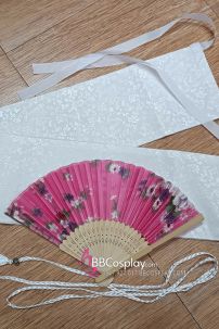 Đai Lưng Yukata Giá Rẻ - Thắt Lưng Yukata Giá Rẻ Loại Bản 15Cm (Không Kèm Nơ Sau Lưng)