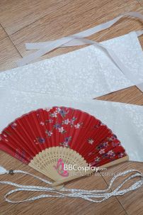 Đai Lưng Yukata Giá Rẻ - Thắt Lưng Yukata Giá Rẻ Loại Bản 15Cm (Không Kèm Nơ Sau Lưng)