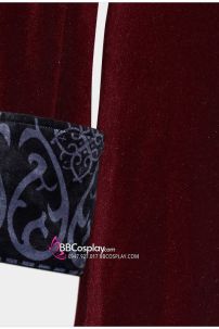 Vest Tuxedo Đỏ Nhung Gothic Phong Cách Steampunk Vest Dracula