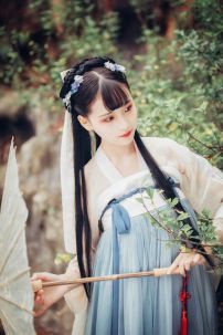 Hán Phục Hạc Du Tiên Váy Thêu 6M