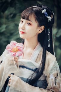 Hán Phục Hạc Du Tiên Váy Thêu 6M