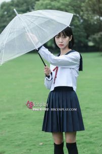 Đồng Phục Nữ Sinh Cơ Bản Tay Dài