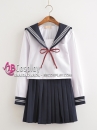 Đồng Phục Nữ Sinh Cơ Bản Tay Dài - 3 Sọc