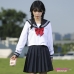 Đồng Phục Nữ Sinh Cơ Bản Tay Dài - 3 Sọc
