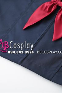 Bộ Nữ Sinh Xanh Đen Tay Dài