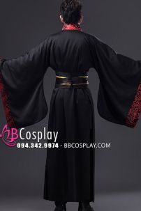 Cổ Trang Nam Đường Triều Đen Viền Đỏ