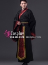 Cổ Trang Nam Đường Triều Đen Viền Đỏ