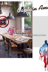 Khiên Captain America Hợp Kim 48Cm