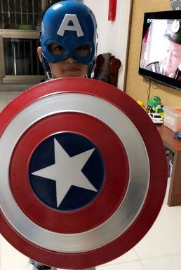 Khiên Captain America Hợp Kim 48Cm