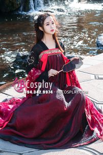 Bộ Hán Phục Chiết Ngực Dạ Kỹ