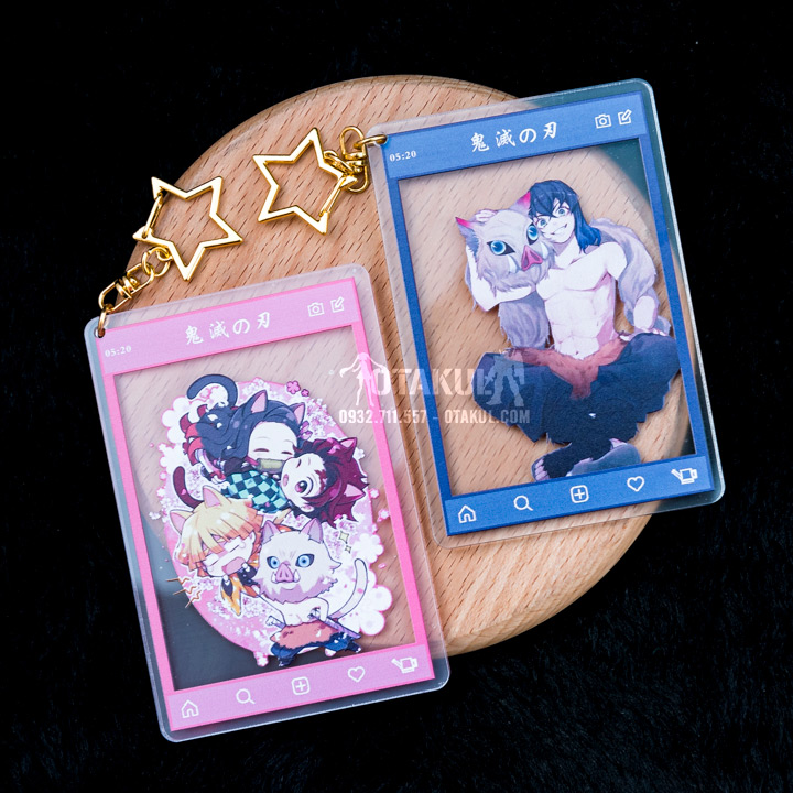 Móc Khóa Kimetsu No Yaiba Trong Suốt