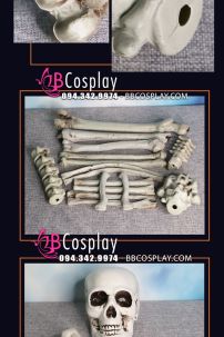 Bộ Xương Người Mô Hình Rời Tỷ Lệ Thật - Bộ Xương Rời Trang Trí Halloween