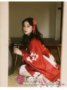 Kimono Chuẩn Nhật Đỏ Nữ Tính